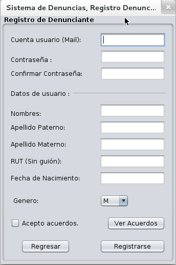 Registro Cliente